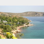 Campingplatz Lefka Beach - Drepano Griechenland - Ansicht von der Kstenstrae aus