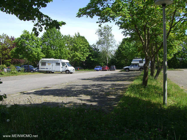  Spaces in the entire parking lot in 2009 Malente