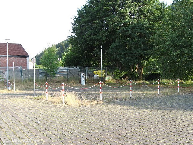 Stellplatz bei den Stadtwerken Biedenkopf (Juli 2010)
