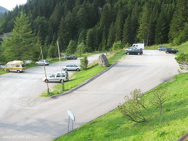  Spitzingsee, Cable Car parking (augusti 2011)