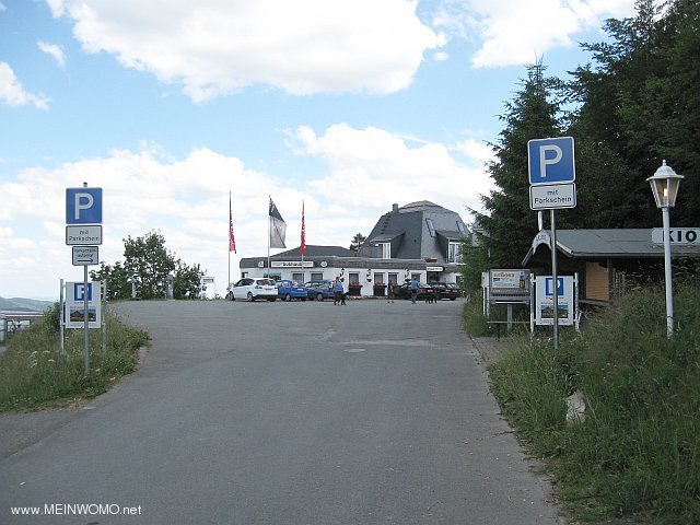 bernachtungsplatz am Restaurant 'Bobbahn' (Juli 2010)