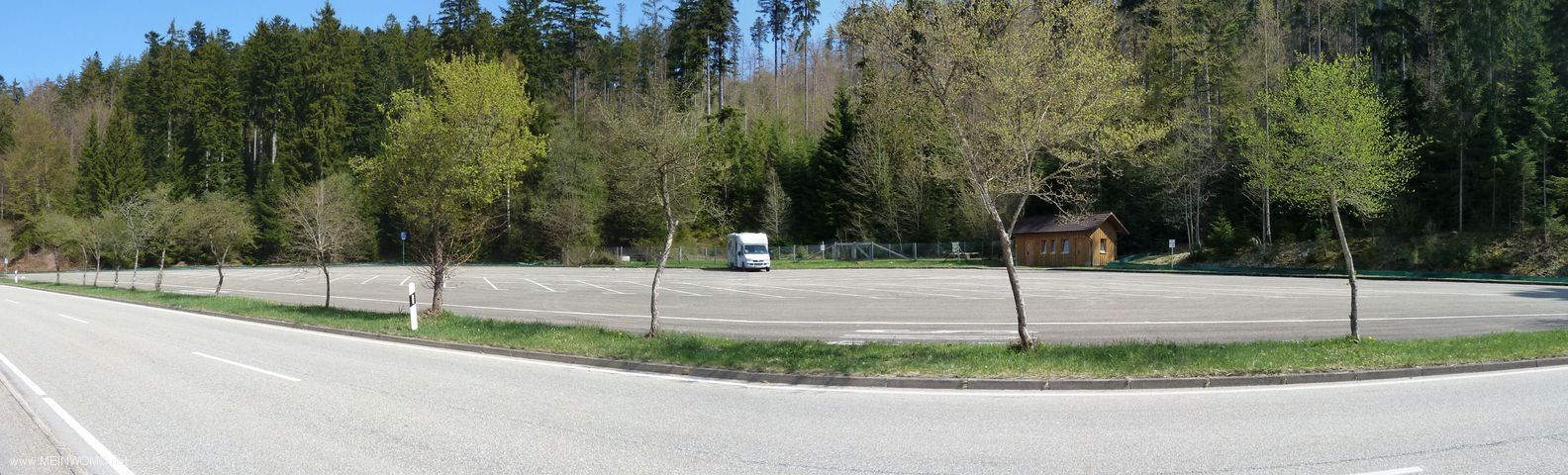  Parkeerplaats bij Nagold stuwmeer