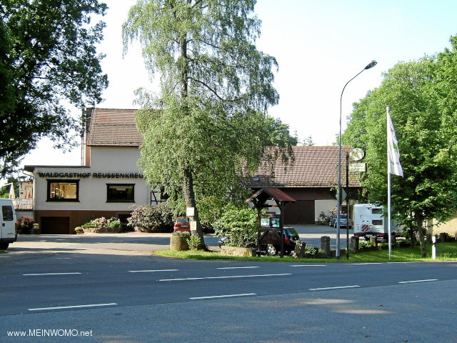  Parkeerplaats in de herberg Reussenkreuz
