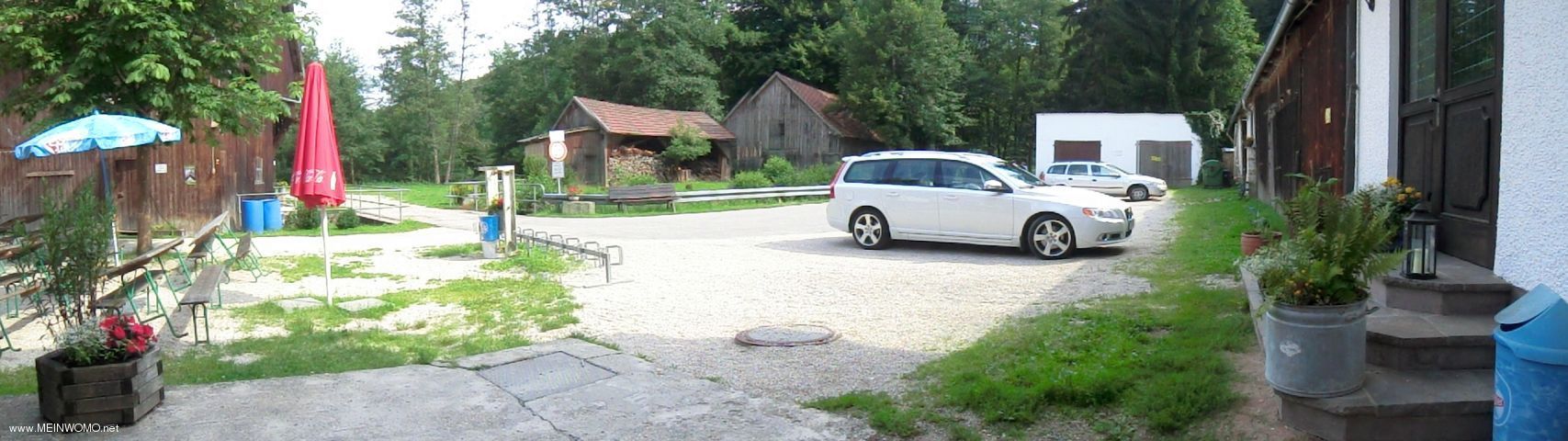  Parking at the Landgasthof Fries Mill, Beratzhausen