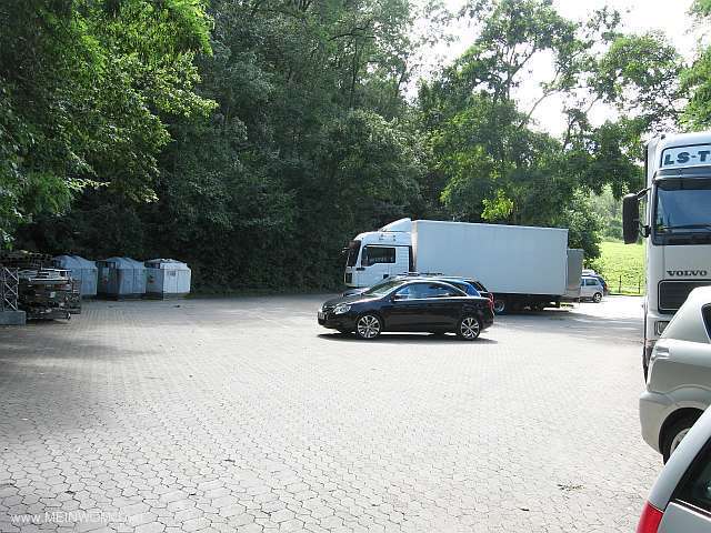  Hohentwiel, morgen begint het festival, zodat de vrachtwagens (14.7.2011)
