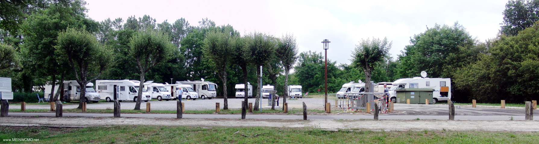  The whole parking lot in June 2010