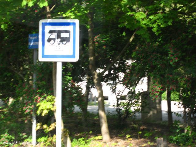  Bourges, parking space next to camping, 