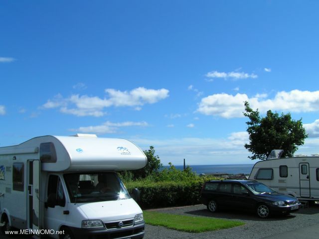  Seaview campingplats i Berwick uppon Tweed
