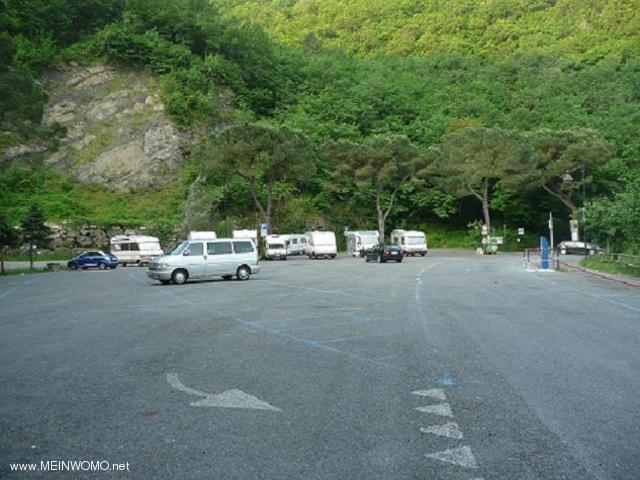 Parkplatz San Rocco im Mai 2010