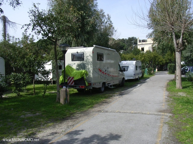 Campingplatz bei Pompei 