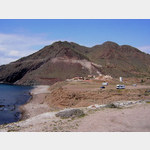 Spanien - Cabo da Gata  - Blick v. Cap auf Parkplatz