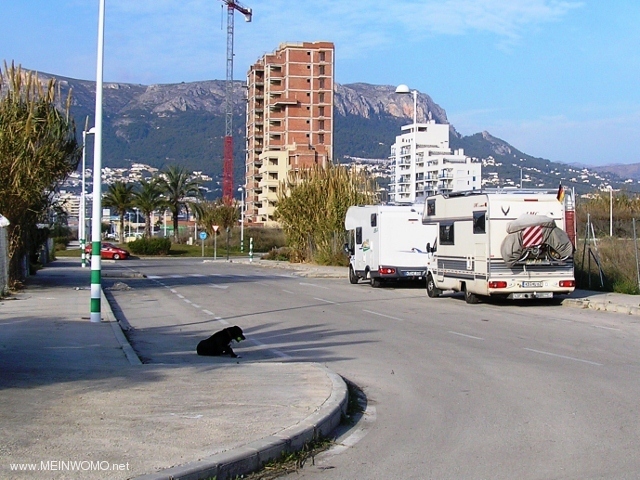  Parkering i Calpe