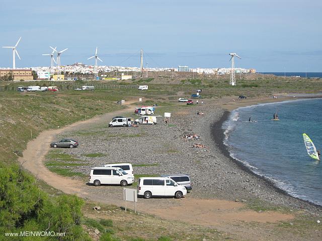  Spiaggia a Arinaga, (febbraio 2011)