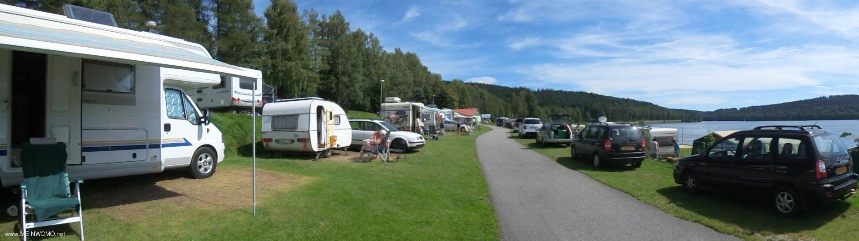 Camping Frymburk, Lipnostausee, Tschechien, August 2011